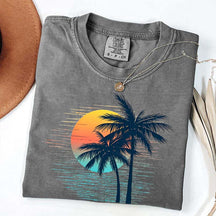 Retro Tropical Sunset T-Shirt