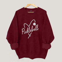 Pickleball Heart Sweatshirt