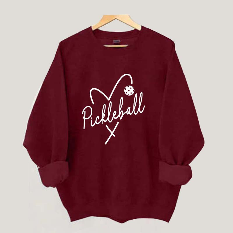 Pickleball Heart Sweatshirt