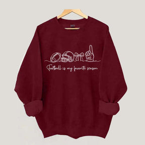 American Football Is My Favorite Season Sweatshirt