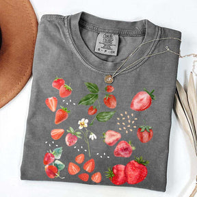 Summer Strawberry Botanical Garden T-Shirt
