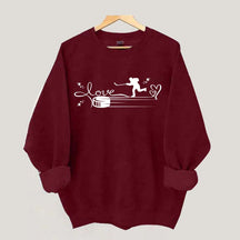 Coffee Hockey Dogs Coach Sweatshirt