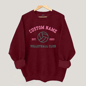 Personalized Volleyball Coach Sweatshirt