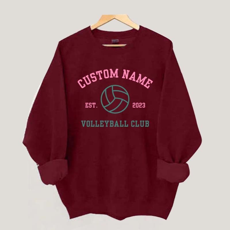 Personalized Volleyball Coach Sweatshirt
