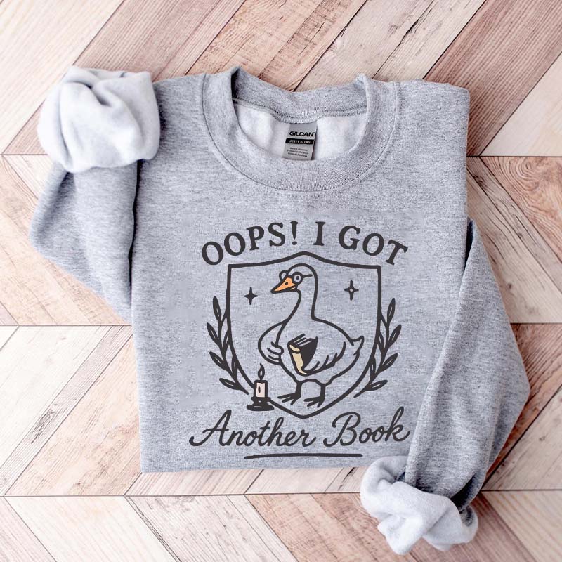 Cute Oops I Got Another Book Sweatshirt