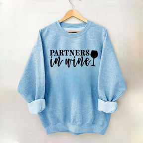 Drinking Buddies Partners In Wine Sweatshirt