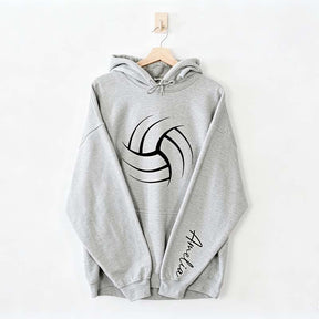 Personalized Volleyball Mom Name Hoodie