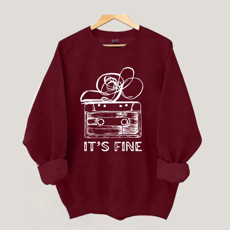 Retro Cassette Tape 90s Music Sweatshirt