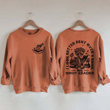 I Look Better Bent Over A Book Sweatshirt