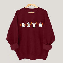Weight Lifting Ghosts Halloween Sweatshirt
