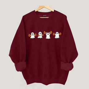 Weight Lifting Ghosts Halloween Sweatshirt