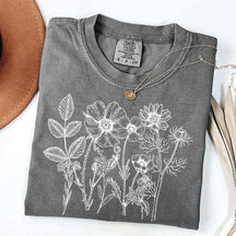 Boho Gardener Floral Botanical T-Shirt