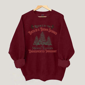 Feminist Christmas Liberal Sweatshrit