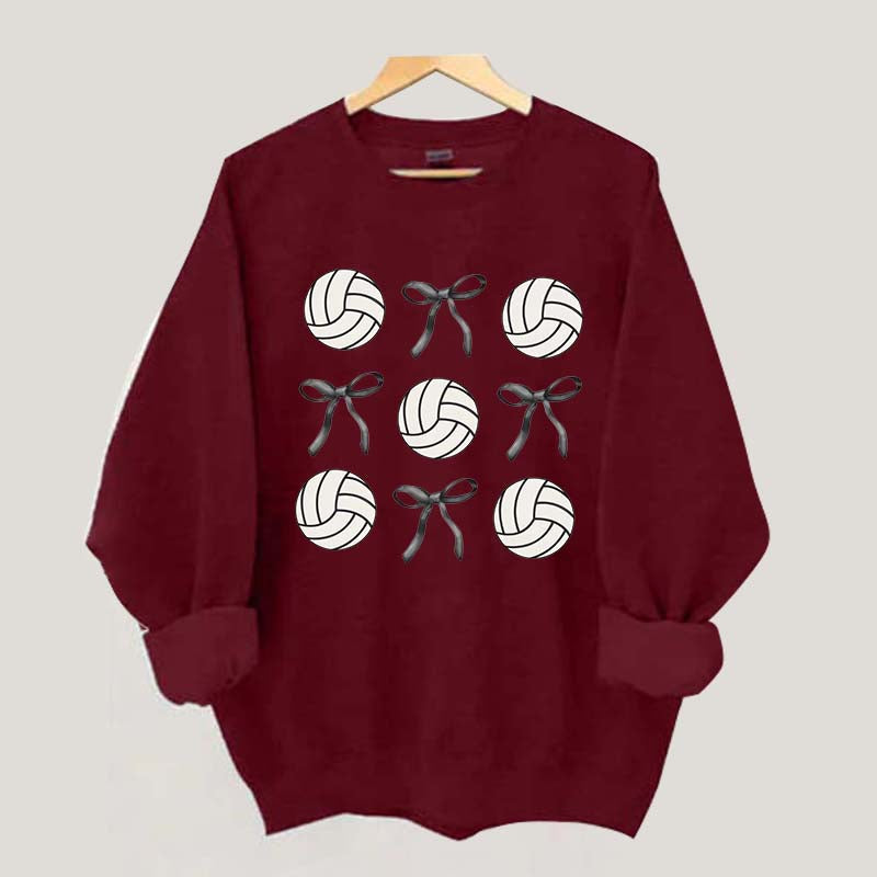Volleyball Bows Sweatshirt