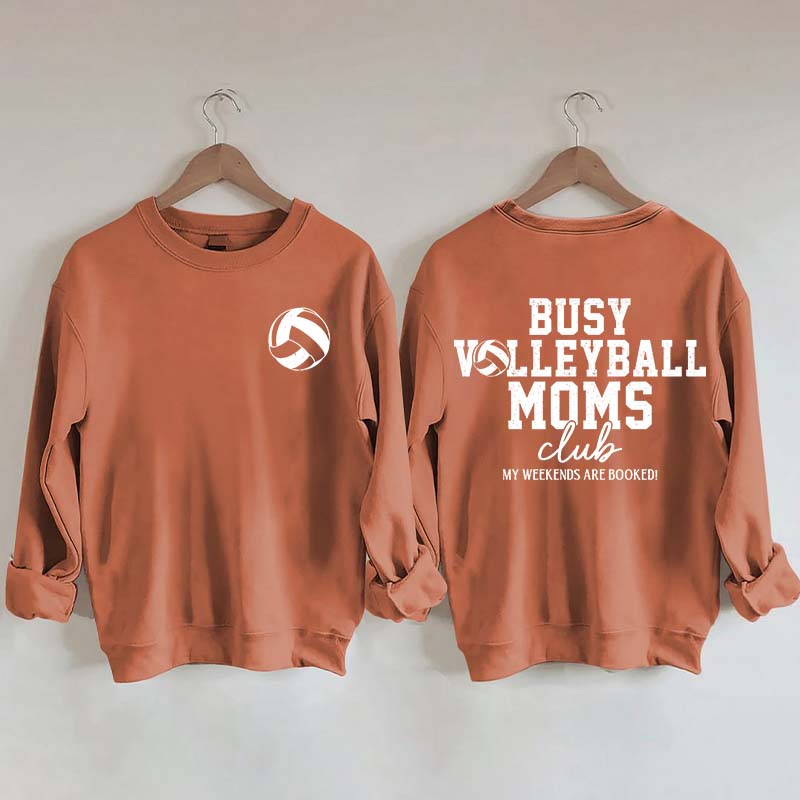 Busy Volleyball Mom Club Sweatshirt