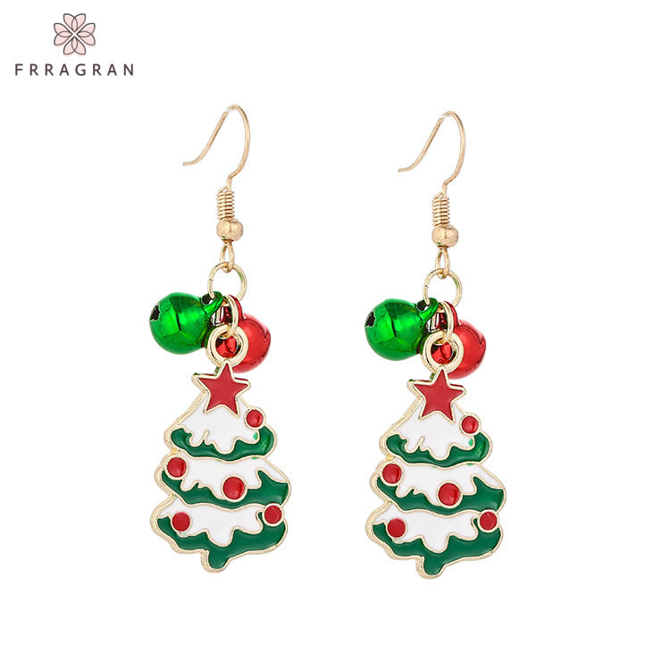 Cute Christmas Tree Earrings