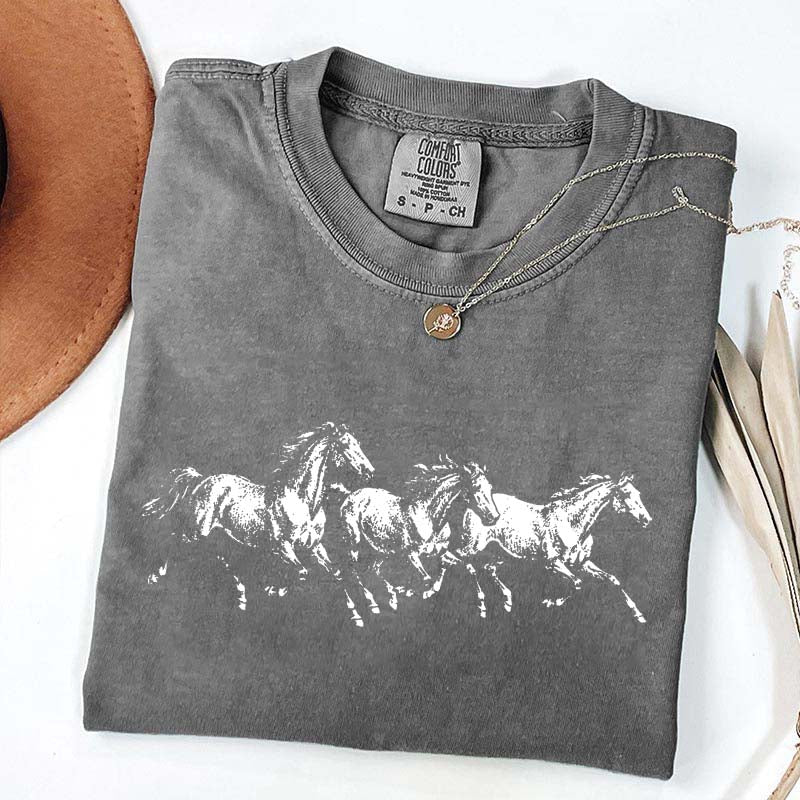 Wild Horses Running T-Shirt
