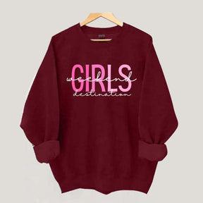 Girls Weekend Destination Trip Sweatshirt