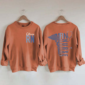 Personalized Registered Nurse Sweatshirt