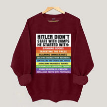Anti Fascism Protest Sweatshirt