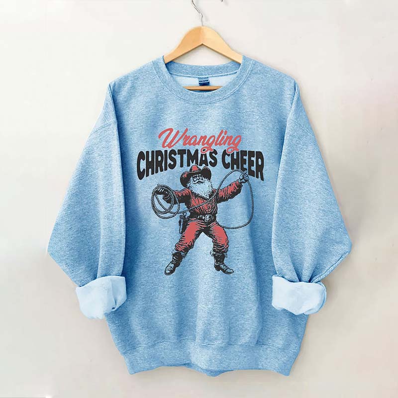 Cowboy Santa Claus Sweatshirt