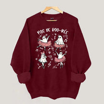 Pas De Boo-rée Halloween Ghost Sweatshirt