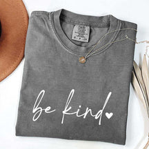 Inspirational Be Kind Heart Minimalist T-Shirt