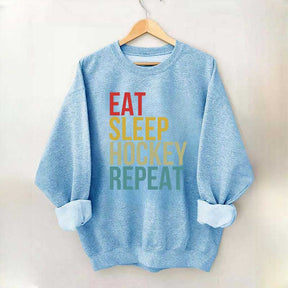 Eat Sleep Hockey Repeat Sweatshirt