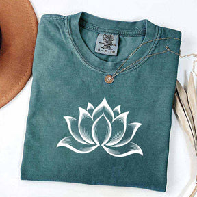 Minimalist Lotus Flower T-Shirt