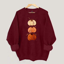 Watercolor Fall Pumpkin Harvest Sweatshirt