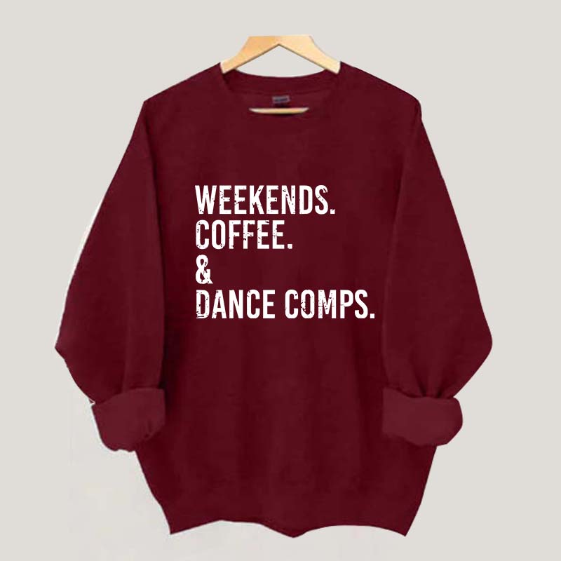 Retro Weekends Coffee and Dance Sweatshirt