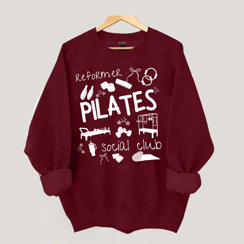 Cute Pilates Social Club Sweatshirt