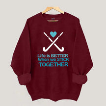 Field Hockey Mom Fan Sweatshirt