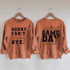 Game Day Hockey Vibes Player Sweatshirt