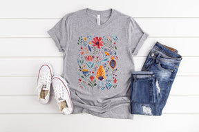 Vintage Style Wildflower Camiseta