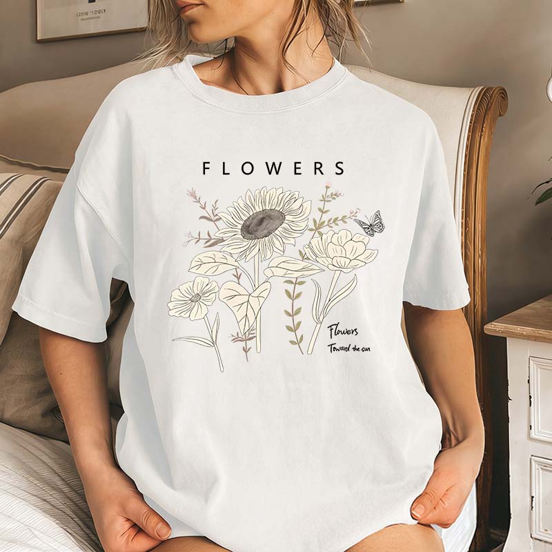 Flowers Toward The Sun T-Shirt