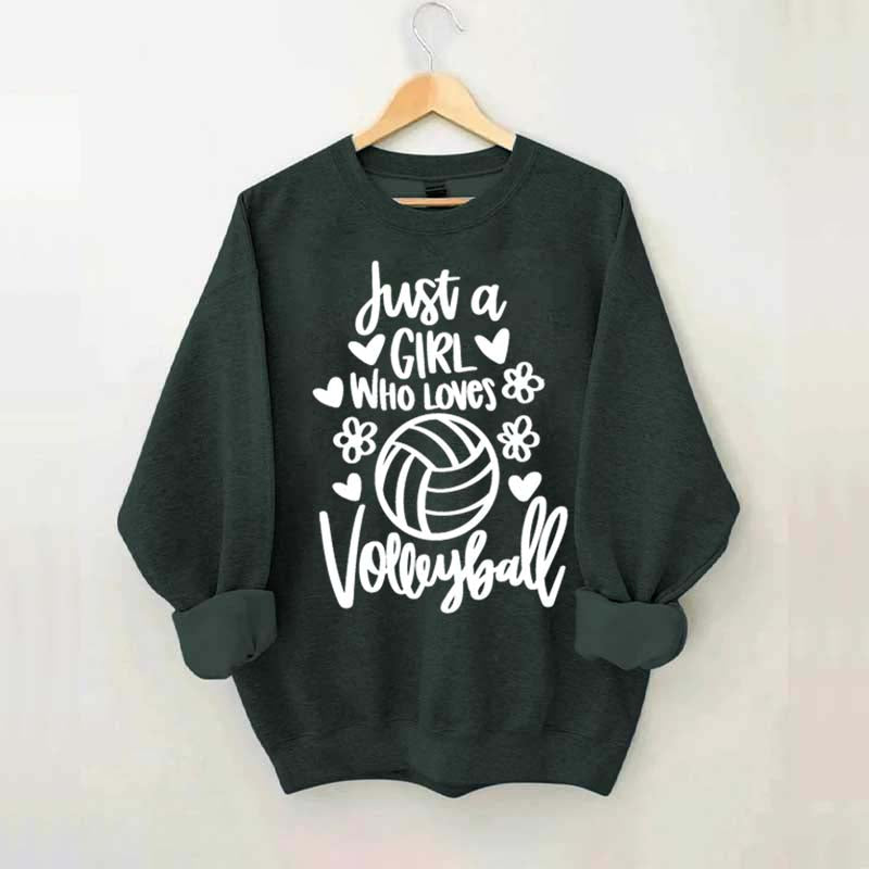 Floral Volleyball Sweatshirt
