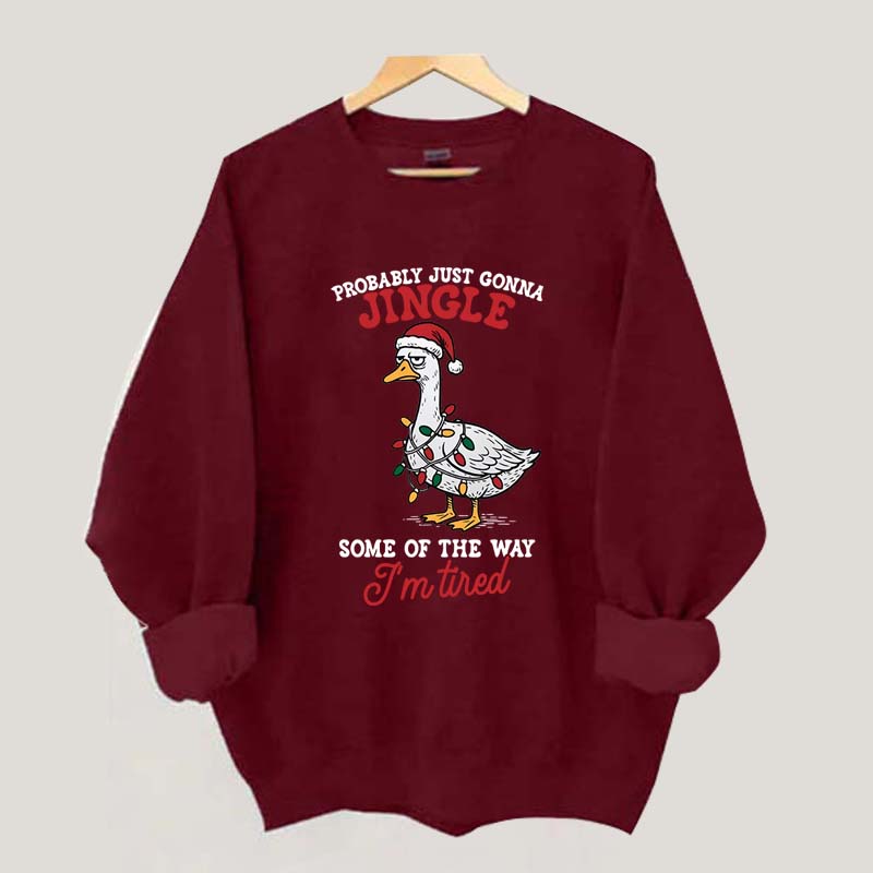 Funny Sarcastic Christmas Goose Sweatshirt