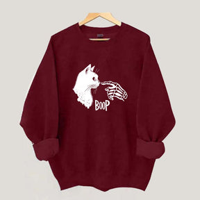 Cat Halloween Boop Sweatshirt