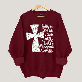 Volleyball Religous Sweatshirt