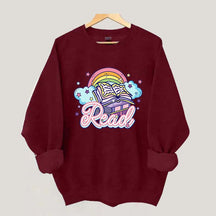 Rainbow School Book Lover Sweatshirt