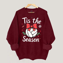Tis The Season Volleyball Christmas Sweatshirt