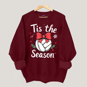 Tis The Season Volleyball Christmas Sweatshirt