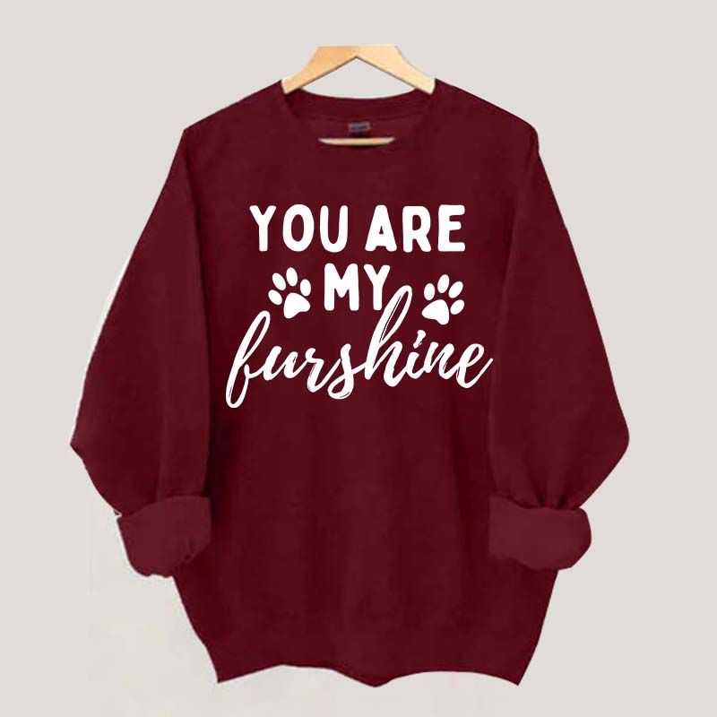You Are My Sunshine Dog Paw Sweatshirt