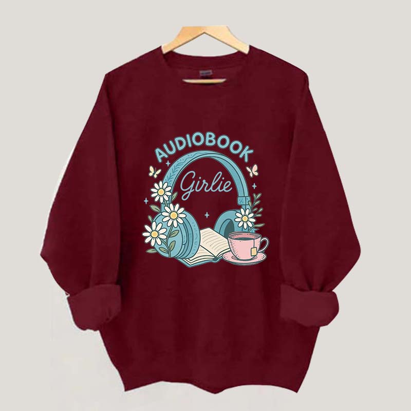 Audio Book Girlie Sweatshirt