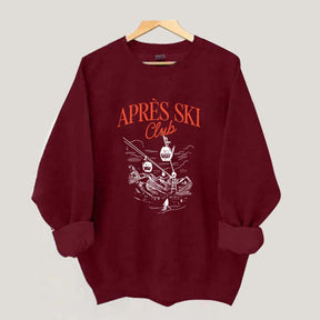 Retro Ski Lodge Sweatshirt