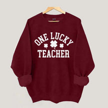 One Lucky Teacher Sweatshirt