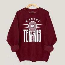 Tennis Mascot Team Sweatshirt