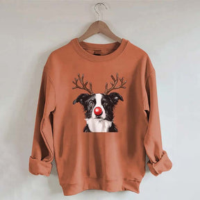 Border Collie Christmas Sweatshirt