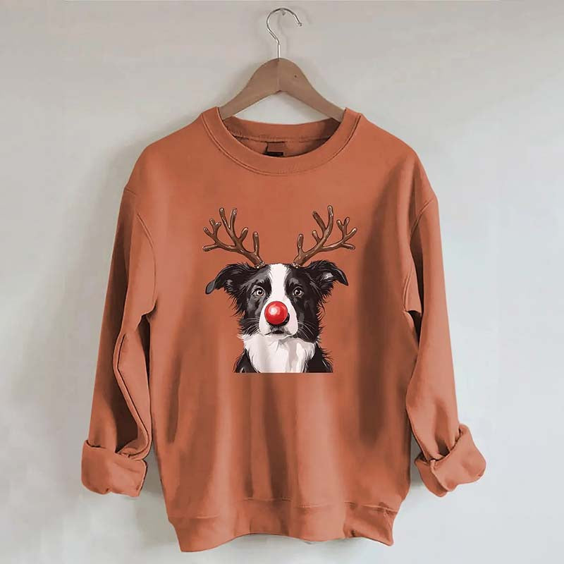 Border Collie Christmas Sweatshirt